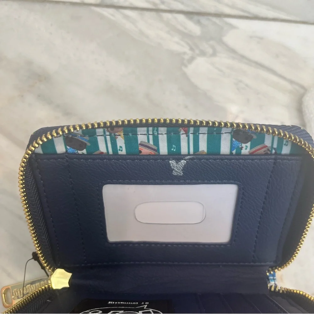 DISNEY PARKS LOUNGEFLY NWT DAPPER DAN MAIN STREET WALLET - Picture 6 of 6